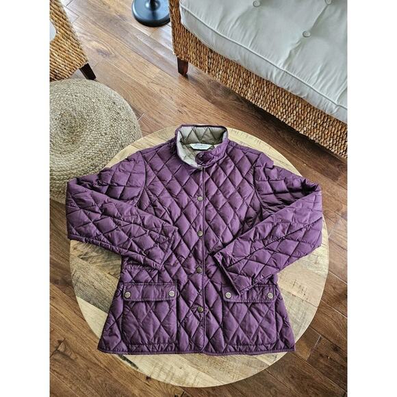 Eddie Bauer Goose Down Quilted Insulated Shirt Jacket Lightweight Womens Medium - Picture 1 of 11